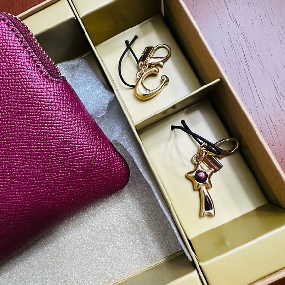 Coach Corner Zip Wristlet with Removable Charms - Picture 3 of 5